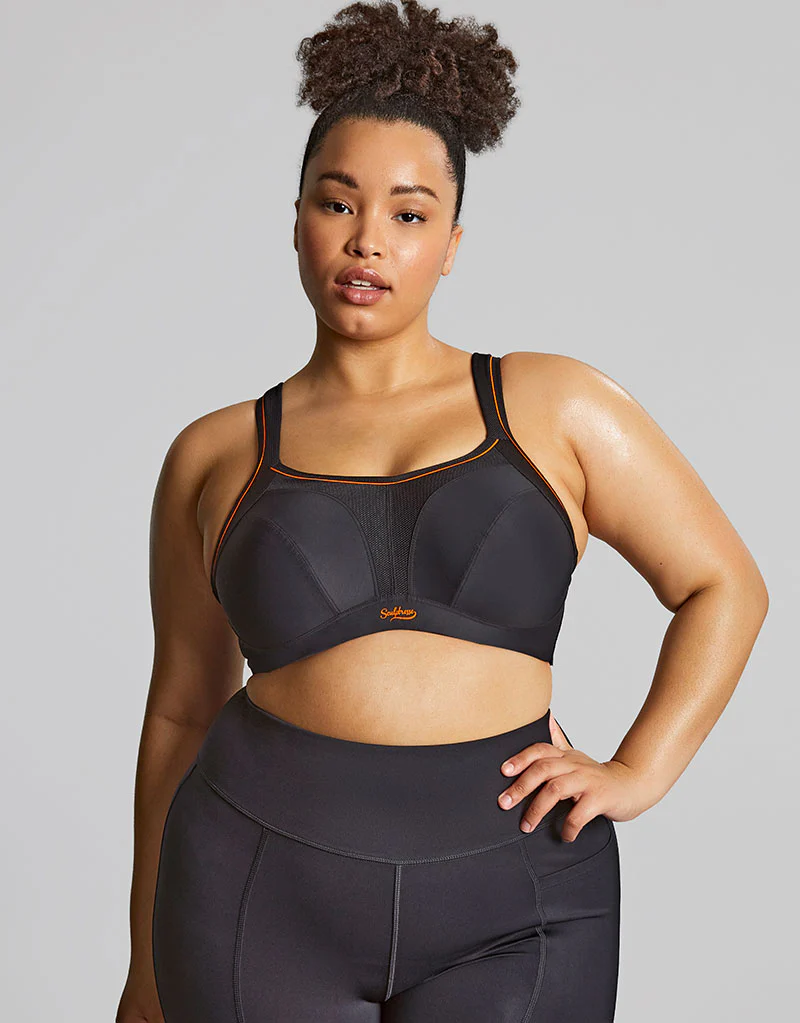 Sculptresse by Panache Activate Non Padded Sports Bra Black