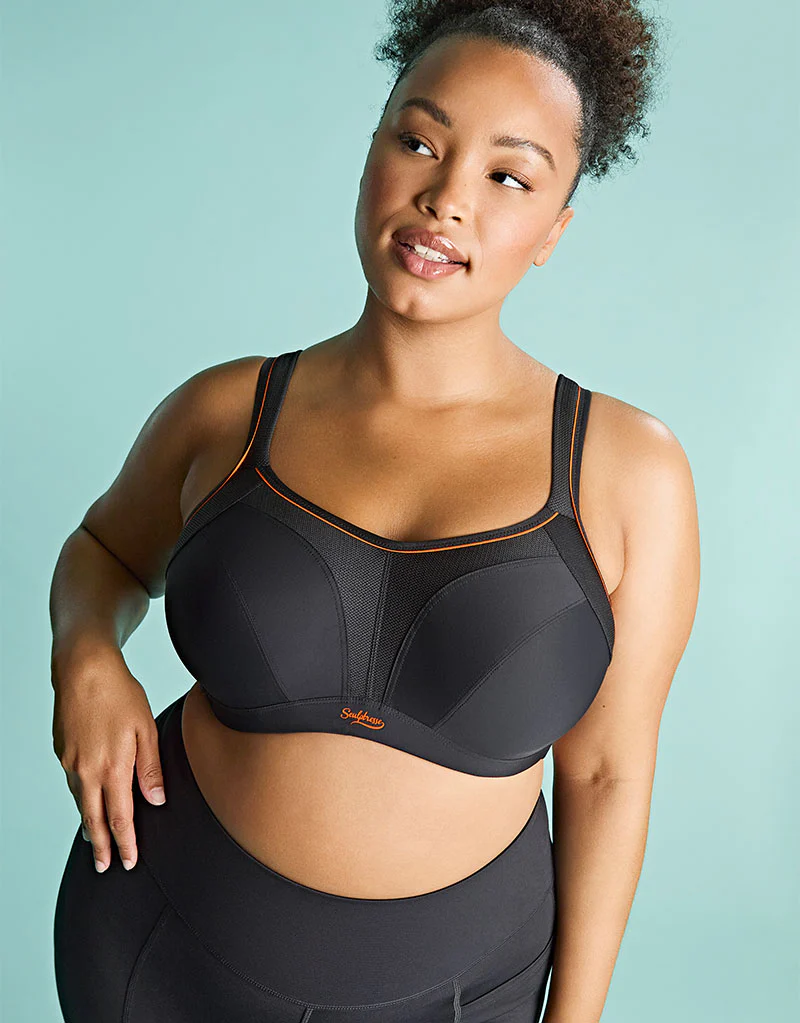 Sculptresse by Panache Activate Non Padded Sports Bra Black - Image 2