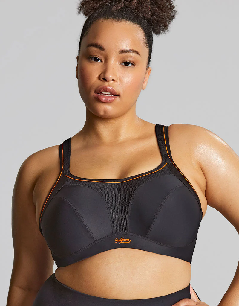 Sculptresse by Panache Activate Non Padded Sports Bra Black - Image 3